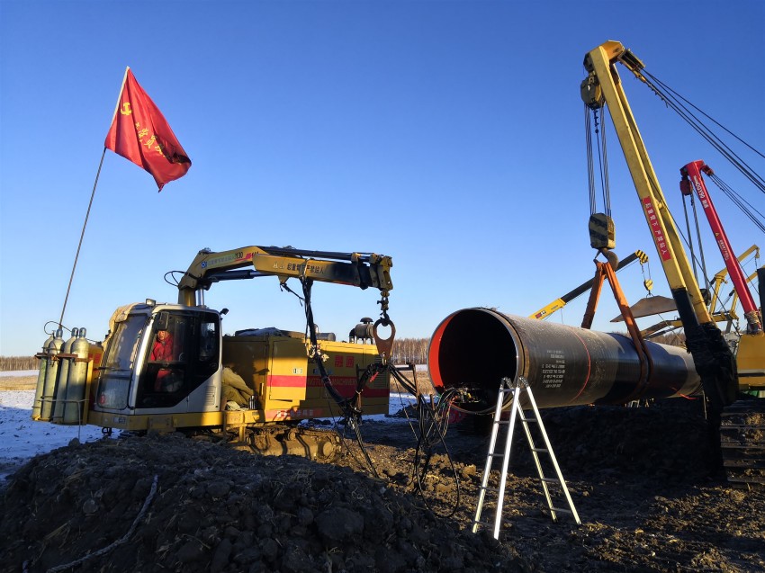 熊谷管道全自動焊機泰國五號線天然氣項目施工圖片2