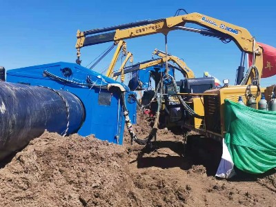 北京燃?xì)釲NG應(yīng)急管道項(xiàng)目工程使用熊谷管道自動(dòng)焊機(jī)