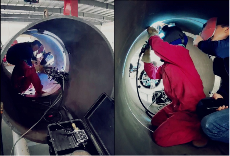 焊水管的自動焊機