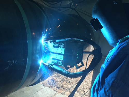 熊谷管道自動(dòng)焊機(jī)在泰國(guó)五號(hào)線施工現(xiàn)場(chǎng)