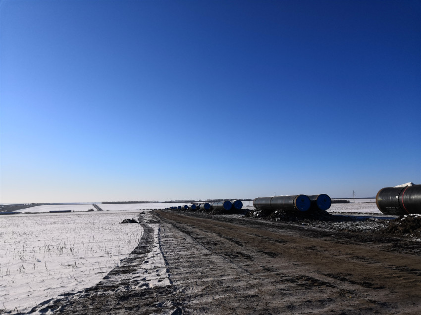 熊谷管道自動(dòng)焊機(jī)大慶施工現(xiàn)場(chǎng)