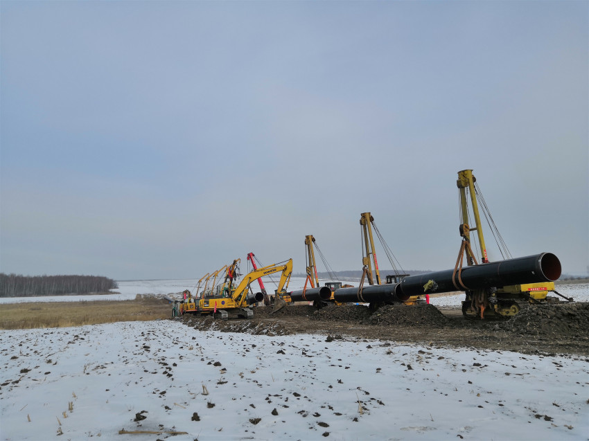 熊谷自動(dòng)焊機(jī)大慶施工現(xiàn)場(chǎng)